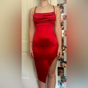 Red Midi Dress